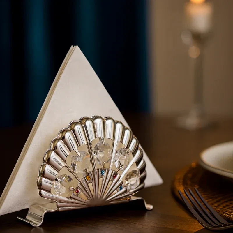 Napkin Holder Silver