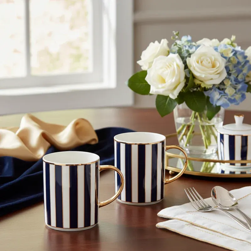 Royal Signature Blue 2 pc MUG set