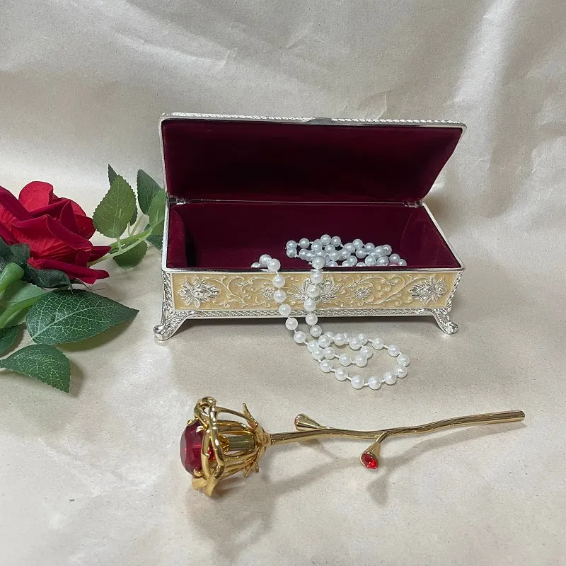 Lotus Jewellery box with flower