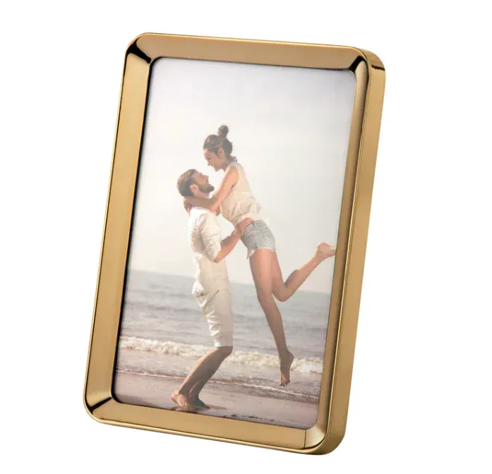 Curvy Edge photoframe gold Small