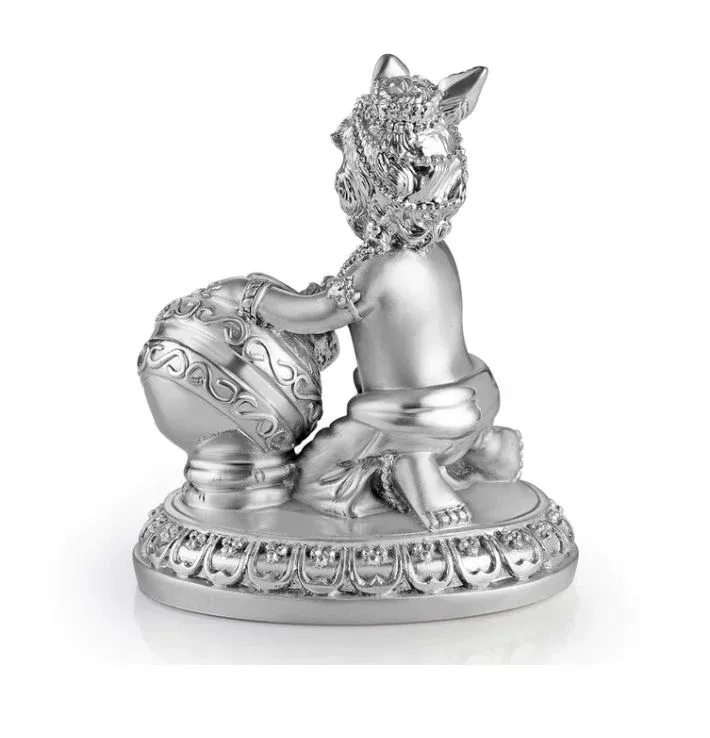 Bal Gopal with makhan- Silver