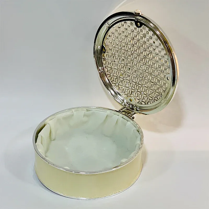 Round Crystals Trinket Box